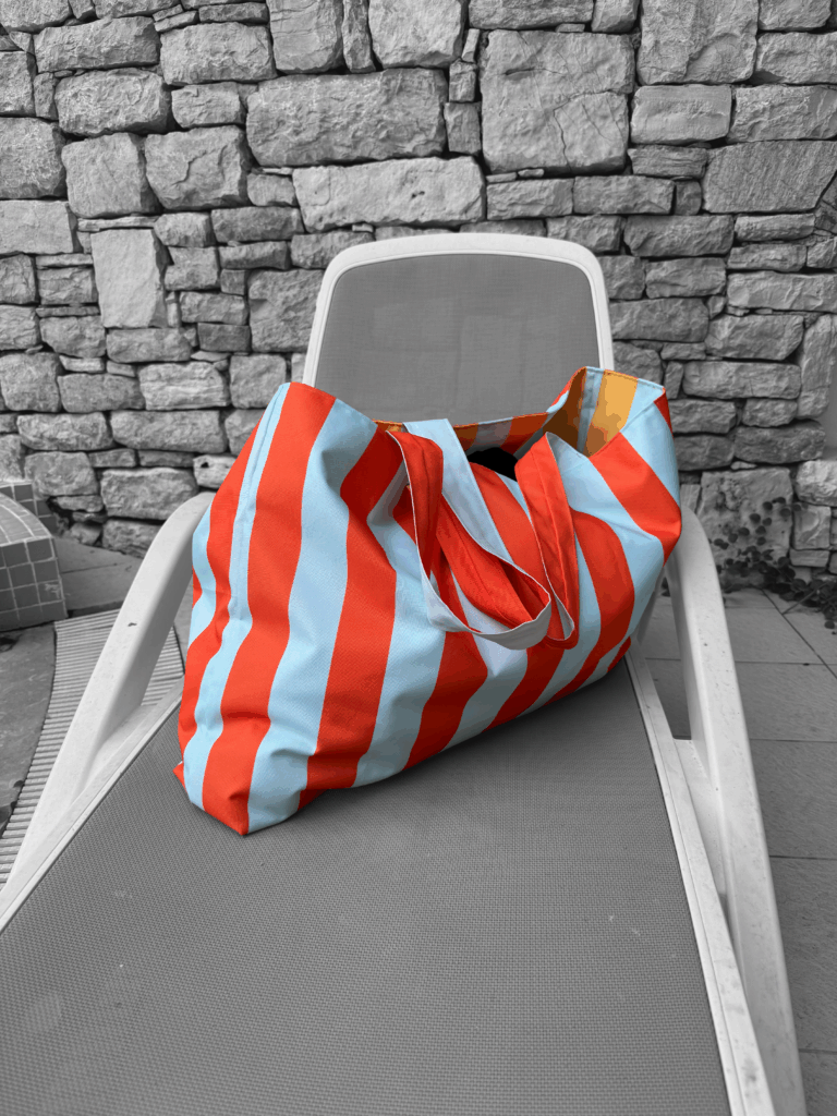 Kati näht die Strandtasche von Pech & Schwefel