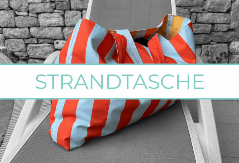 Kati näht die Strandtasche von Pech & Schwefel