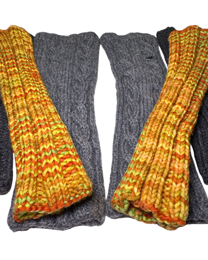 Gestrickte Handstulpen
